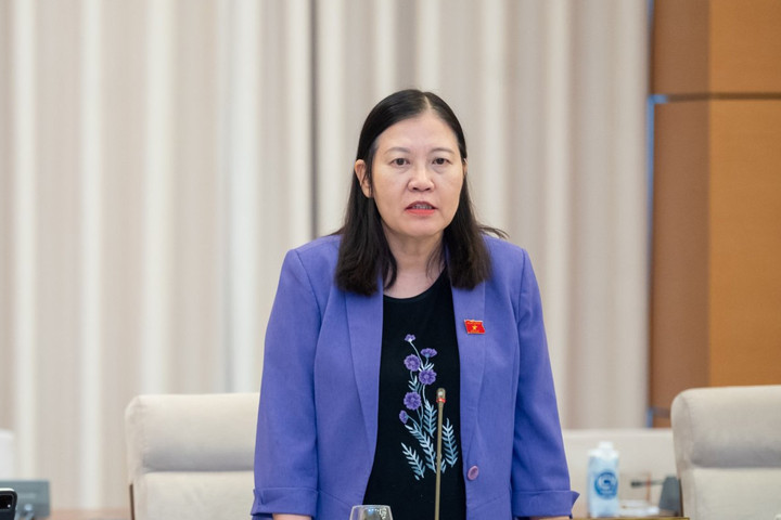 Chủ nhiệm Ủy ban Tư pháp Lê Thị Nga. (Ảnh: quochoi.vn).