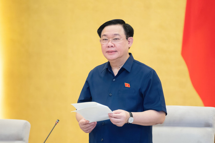 Chủ tịch Quốc hội Vương Đình Huệ. (Ảnh: quochoi.vn).