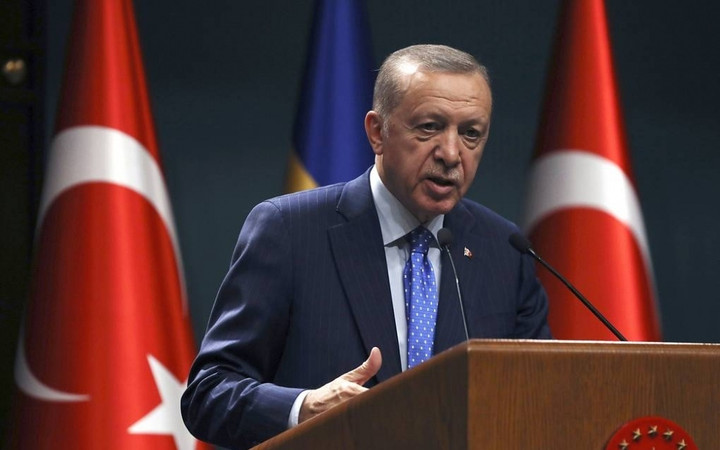 Tổng thống Thổ Nhĩ Kỳ Recep Tayyip Erdogan. (Ảnh: AP)