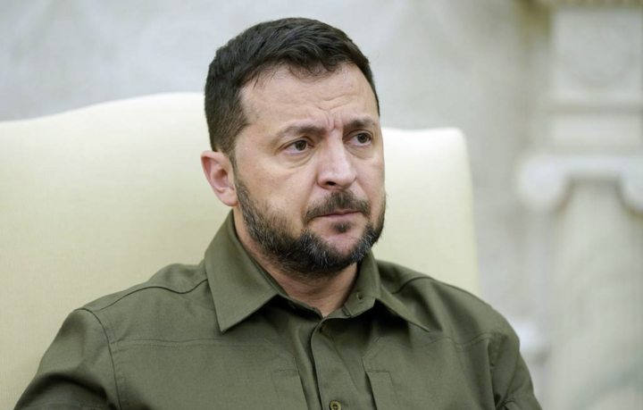 Tổng thống Ukraine Vladimir Zelensky. (Ảnh: AP)