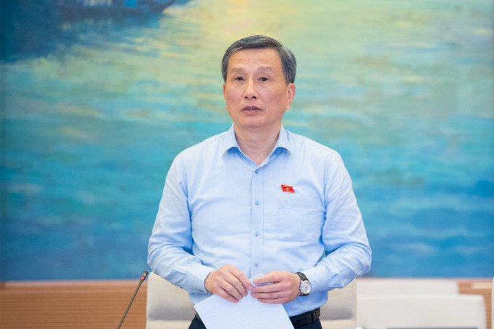 Chủ nhiệm Ủy ban Khoa học, Công nghệ và Môi trường Lê Quang Huy. (Ảnh: quochoi.vn).