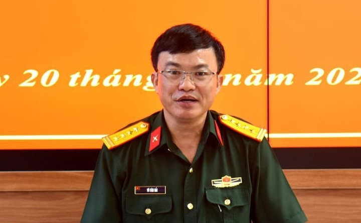 Đại tá, PGS.TS Võ Văn Hải - Phó Viện trưởng Viện Khoa học Xã hội và Nhân văn quân sự.