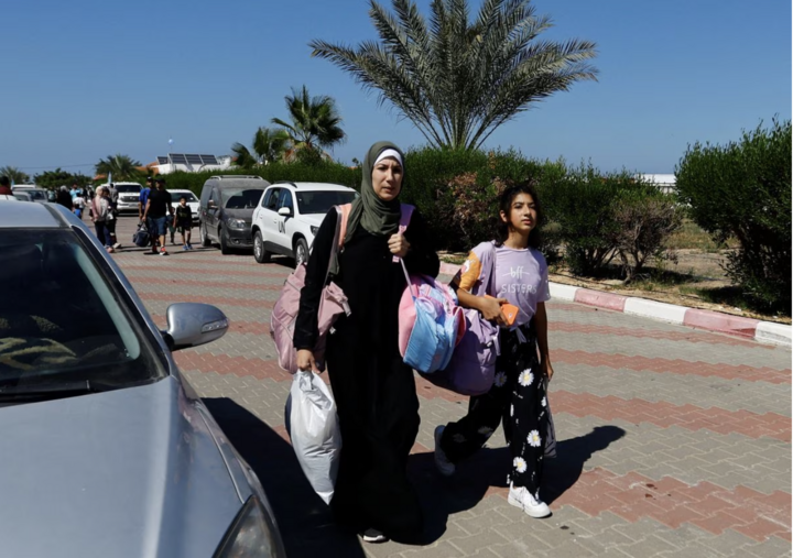 Israel yêu cầu hơn 1 triệu người Palestine sơ tán khỏi miền bắc dải Gaza. (Ảnh: Reuters)