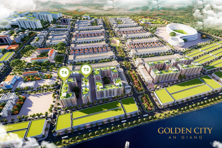NOXH Golden City An Giang - Miền an cư hạnh phúc giữa lòng thành phố thịnh vượng.