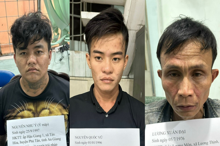 Nhóm đối tượng mua bán người. (Ảnh: CACC)