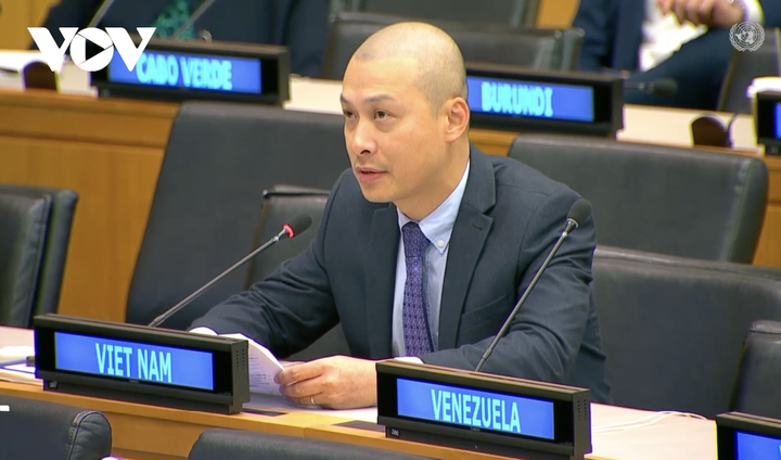 Tham tán Công sứ Nguyễn Hoàng Nguyên, Phó Trưởng Phái đoàn thường trực Việt Nam tại Liên hợp quốc.