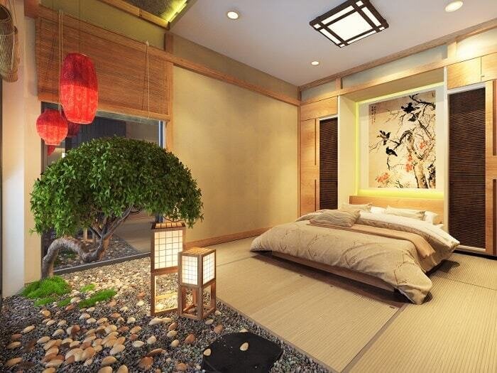 Top 5 mẫu phòng ngủ kiểu Nhật đẹp hút mắt