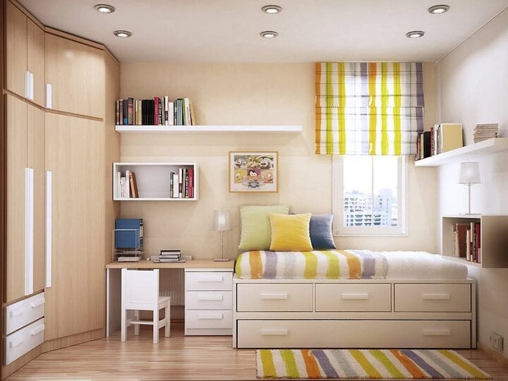 Một số mẫu phòng ngủ nhỏ đẹp, thiết kế hiện đại