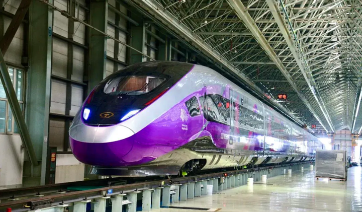 Một đoàn tàu EMU tốc độ cao của Trung Quốc. (Ảnh: CRRC)