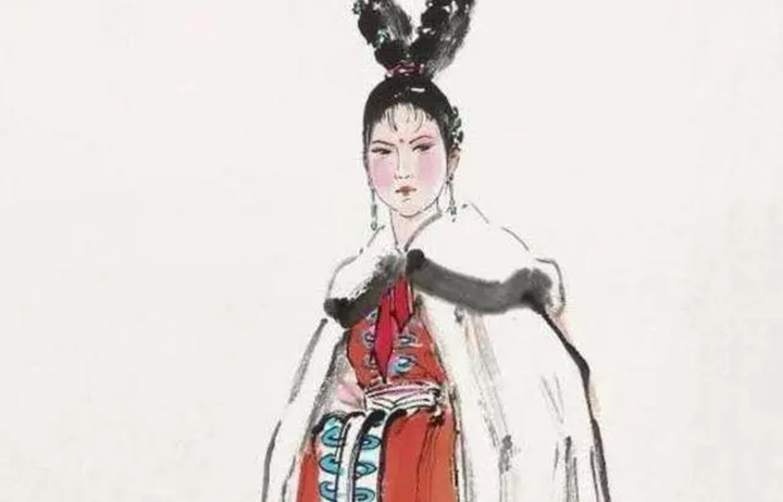 Người trong bức tranh này là Công chúa Văn Thành.