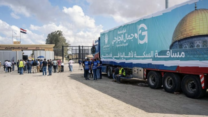 Ai Cập đồng ý mở cửa khẩu Gaza, cho tối đa 20 xe tải viện trợ đi qua để hỗ trợ cư dân trong xung đột Israel - Hamas.