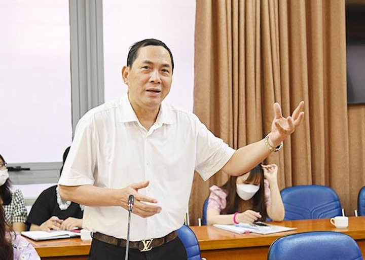 Ông Hoàng Quốc Hùng trước khi bị bắt.