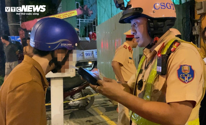 Một CSGT cho biết, việc lực lượng ra quân kiểm tra mỗi ngày.