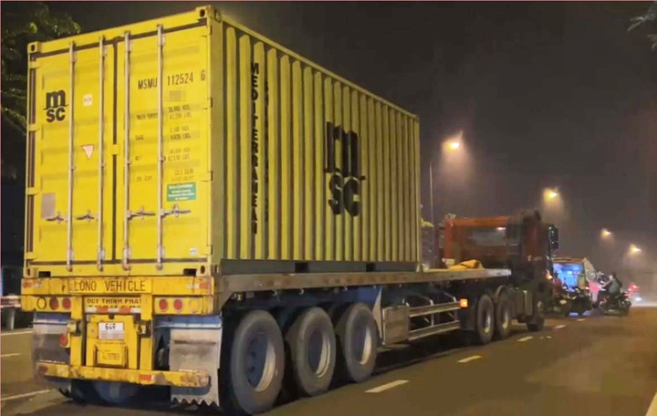 Hiện trường vụ tai nạn (Ảnh: Lam Giang).