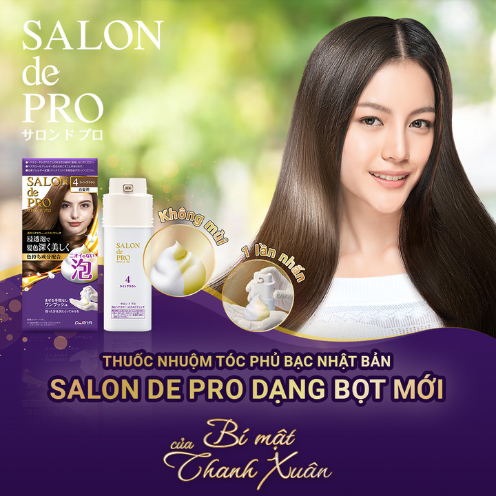 SALON de PRO ra mắt sản phẩm nhuộm tóc phủ bạc không mùi dạng bọt - 2