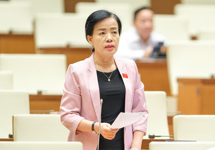 Đại biểu Quốc hội Nguyễn Thị Kim Thúy, Phó chủ nhiệm Ủy ban Xã hội. (Ảnh: Quochoi.vn)