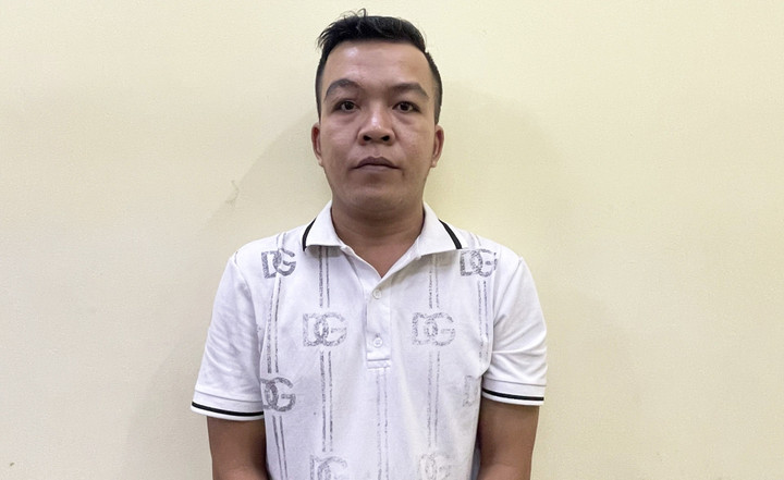 Go Xa Ly tại cơ quan điều tra. (Ảnh: Công an cung cấp)