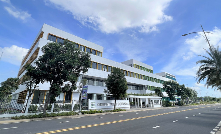 Trường song ngữ quốc tế Greenfield School được đầu tư xây dựng hoàn chỉnh và khai giảng năm học mới từ tháng 9/2023.