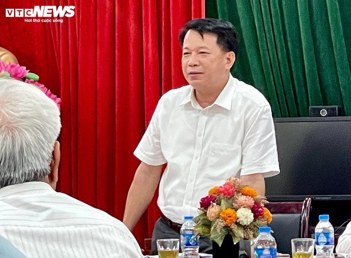 Phó Chủ tịch UBND huyện Thanh Oai Nguyễn Trọng Khiển.