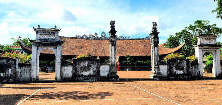 Di tích kiến trúc - nghệ thuật đình Trà Cổ. (Ảnh: Báo Quảng Ninh).