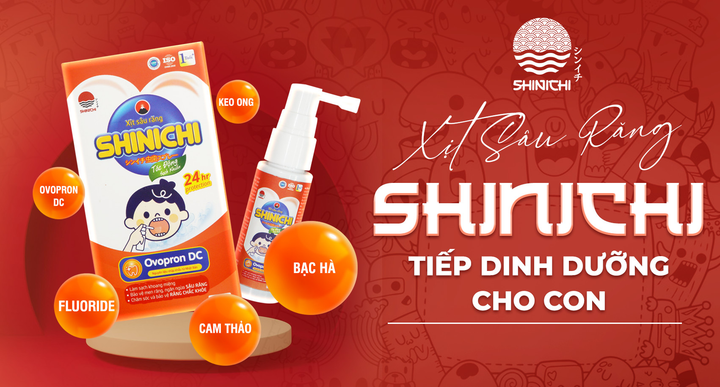 Xịt sâu răng Shinichi bảo vệ khoang miệng, bảo vệ men răng khỏi vi khuẩn sâu răng.