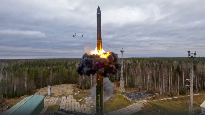 Tên lửa đạn đạo Yars của lực lượng răn đe chiến lược ở Nga. (Ảnh; Bộ Quốc phòng Nga)