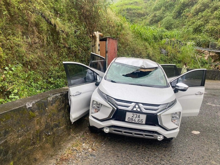 Khu vực nơi xảy ra tai nạn. (Ảnh: Đ.X.)