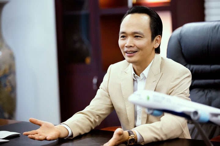 Cựu Chủ tịch Tập đoàn FLC Trịnh Văn Quyết trước khi bị khởi tố.