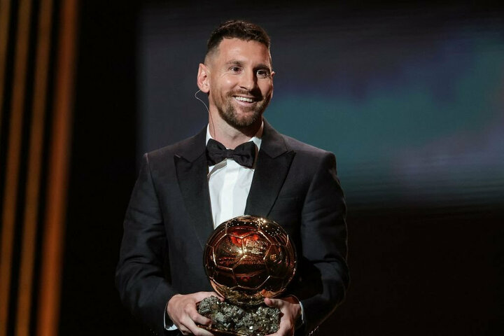 Messi giành Quả bóng vàng 2023.