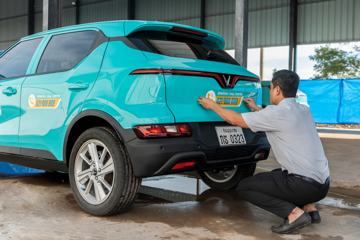 Ngắm trước dàn taxi điện Xanh SM sắp lăn bánh tại Lào - 4