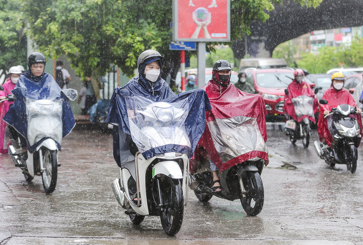 Nghệ An đến Thừa Thiên Huế từ ngày 23-24/11 có mưa, mưa rào rải rác và có nơi có dông