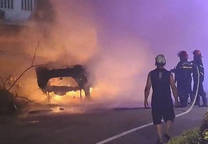 Hiện trường vụ tai nạn. (Ảnh: BT)