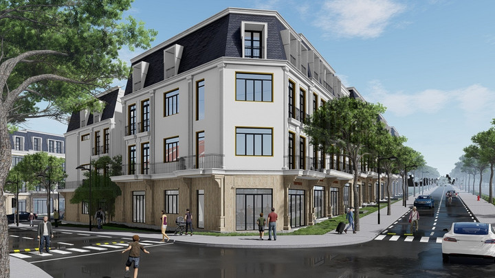 Shophouse Phố Mây Sapa City Clouds sở hữu 2-3 mặt tiền, thuận tiện khai thác đa công năng.