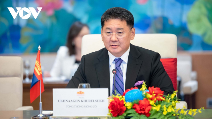 Tổng thống Mông Cổ Ukhnaagiin Khurelsukh.