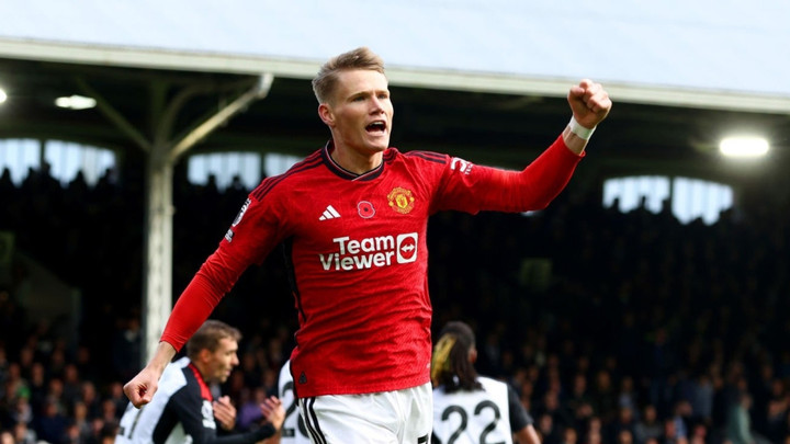 McTominay ăn mừng bàn thắng. (Ảnh: Getty Images)