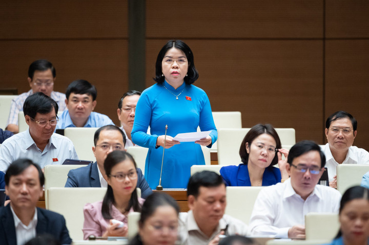 Đại biểu Nguyễn Thị Ngọc Xuân (Phó đoàn Bình Dương).