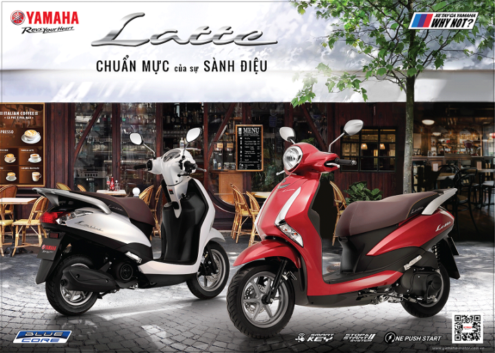 Yamaha Latte phiên bản tiêu chuẩn. (Ảnh: Yamaha)