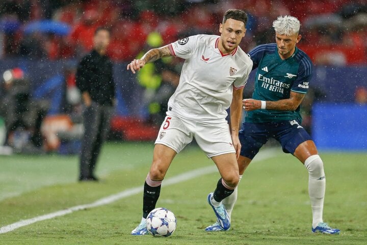 Sevilla thua Arsenal ở lượt đi. (Ảnh: Getty Images)