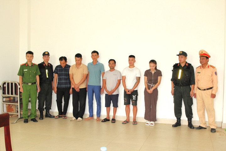 Các đối tượng bị Công an bắt giữ