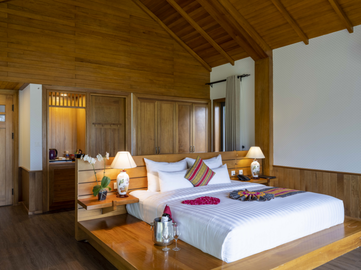 Tổng thống Mông Cổ đã lưu trú tại Onsen Villa - hạng phòng cao cấp nhất của khu nghỉ dưỡng.