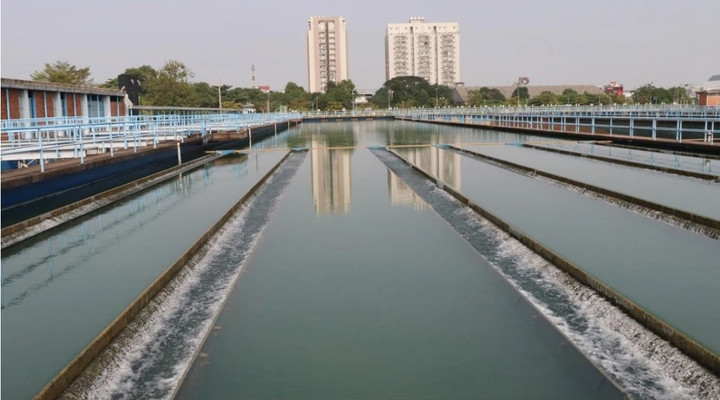 Nhà máy Nước Thủ Đức. (Ảnh: Phụng Đài)