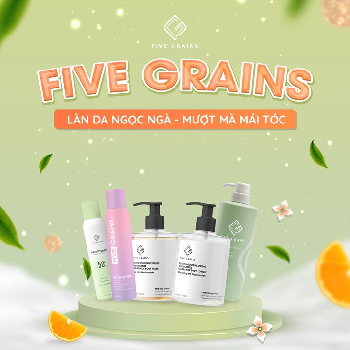 Five Grains Vietnam: Thương hiệu mỹ phẩm nổi bật trên mạng xã hội 2023 - 1