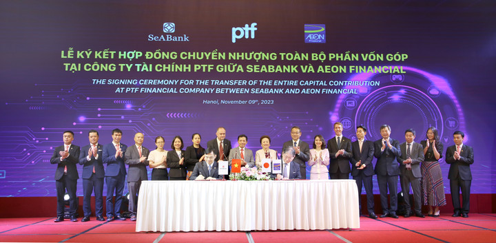 SeABank và AEON Financial ký kết hợp đồng chuyển nhượng Công ty tài chính PTF - 1