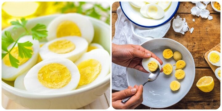 Trứng đảm bảo chất lượng cho tới mức độ khoẻ tuy nhiên nên làm ăn vừa vặn đầy đủ.