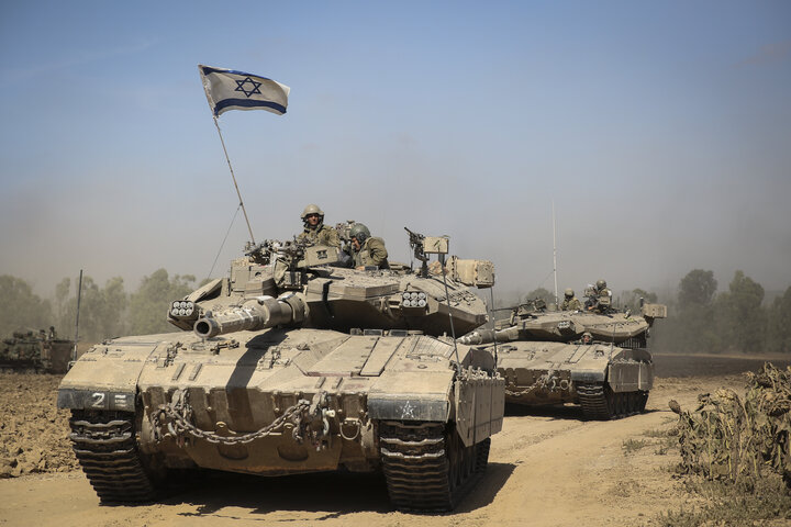 Tính đến đầu tháng 11, Israel đã triển khai ít nhất 20.000 quân đến dải Gaza nhưng giao tranh chủ yếu diễn ra ở phía bắc. (Ảnh: AP)