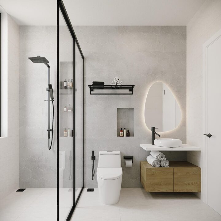 Một phòng tắm đẹp đơn giản mà đầy cuốn hút luôn là sự lựa chọn hàng đầu của nhiều gia chủ khi vừa đảm bảo công năng sử dụng vừa mang lại không gian hiện đại và ấn tượng.