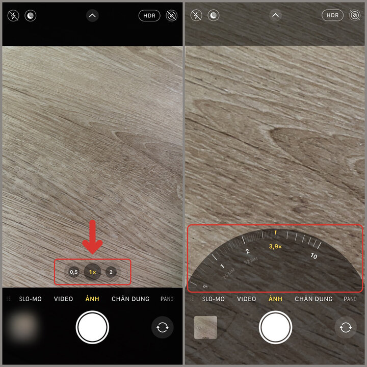 Khả năng thu phóng cực đại của Camera iPhone.