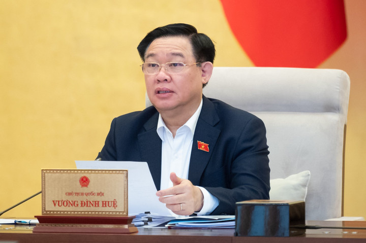 Chủ tịch Quốc hội Vương Đình Huệ. (Ảnh: quochoi.vn).