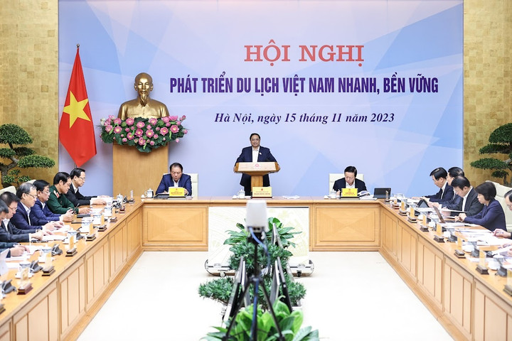 Toàn cảnh hội nghị. (Ảnh: VGP/Nhật Bắc).