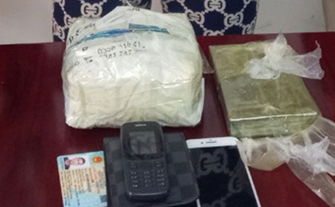 Tang vật vụ án.